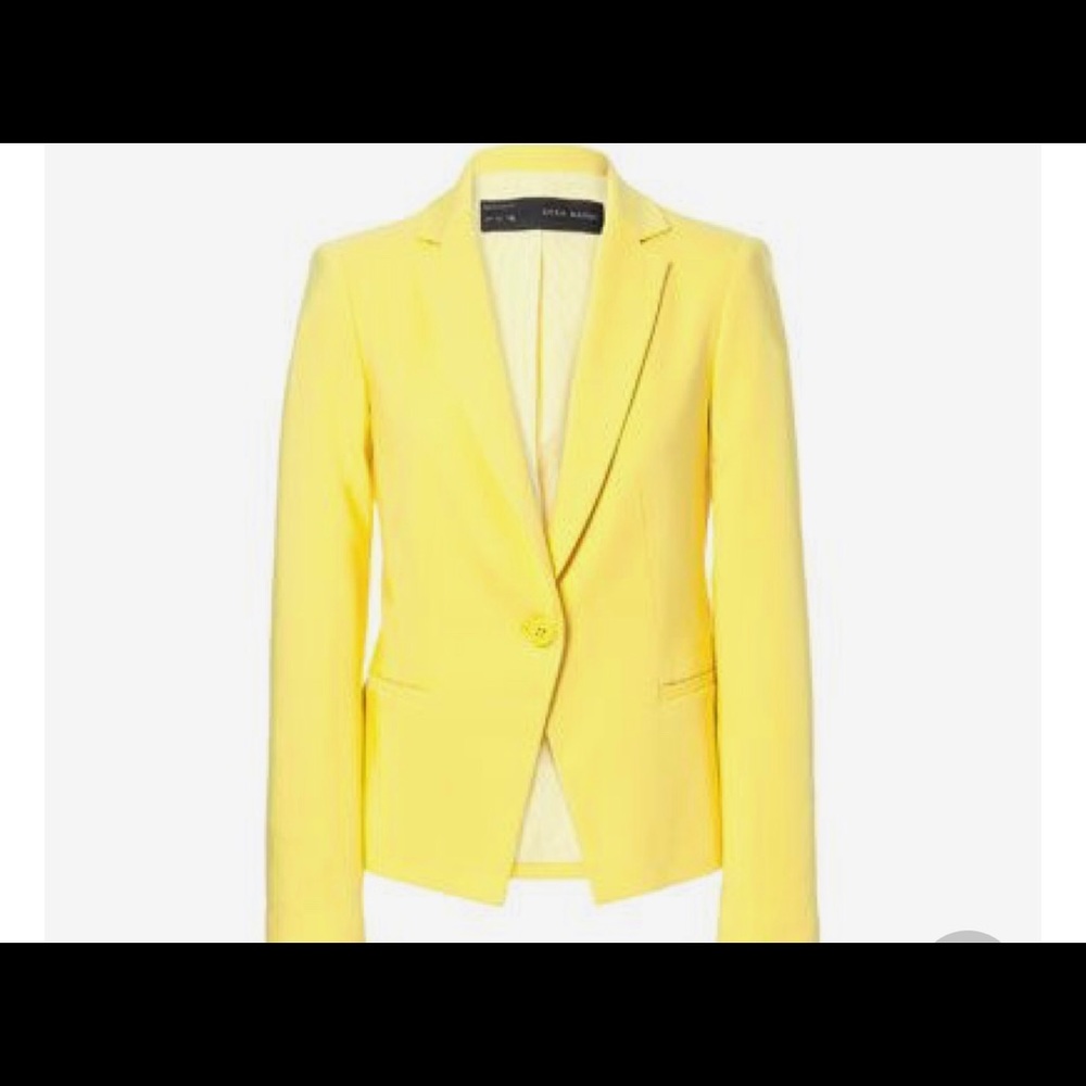 Zara Yellow Blazer